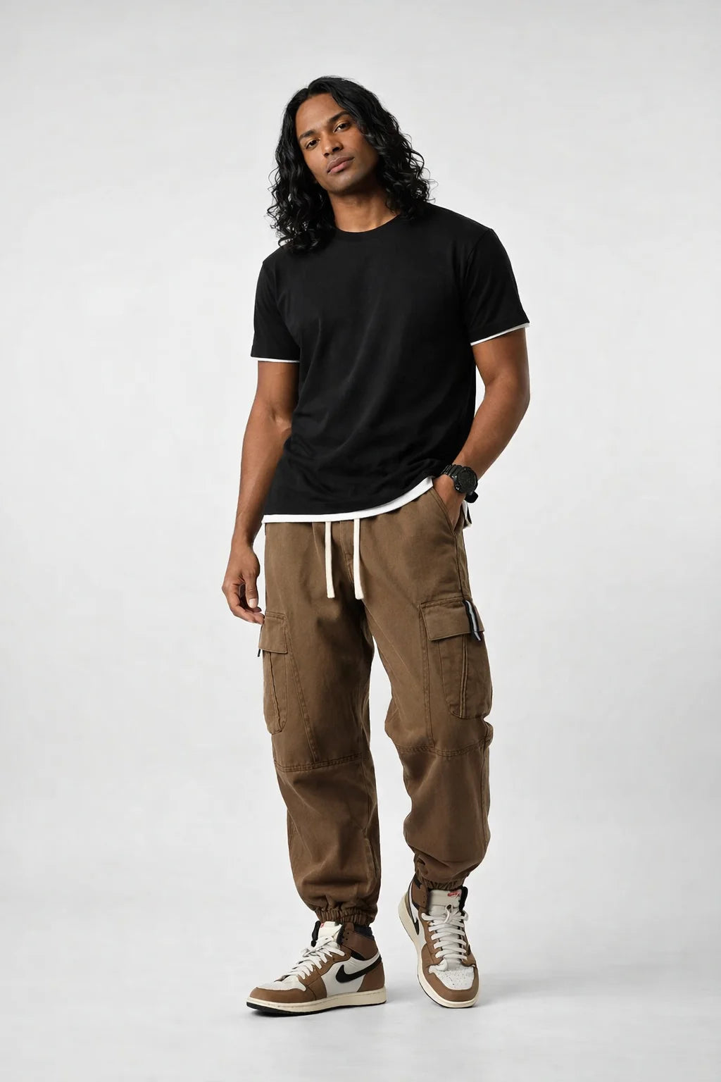 Pantalon Cargo Homme Kaki Pas Cher | Cargo Styles