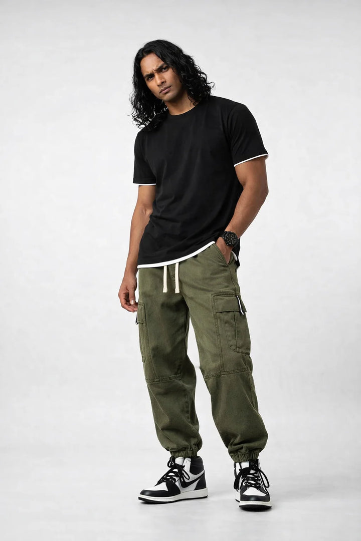 Pantalon Cargo Homme Kaki Pas Cher | Cargo Styles