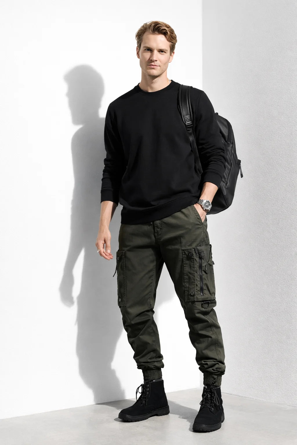 Pantalon Cargo Kaki Homme | Cargo Styles