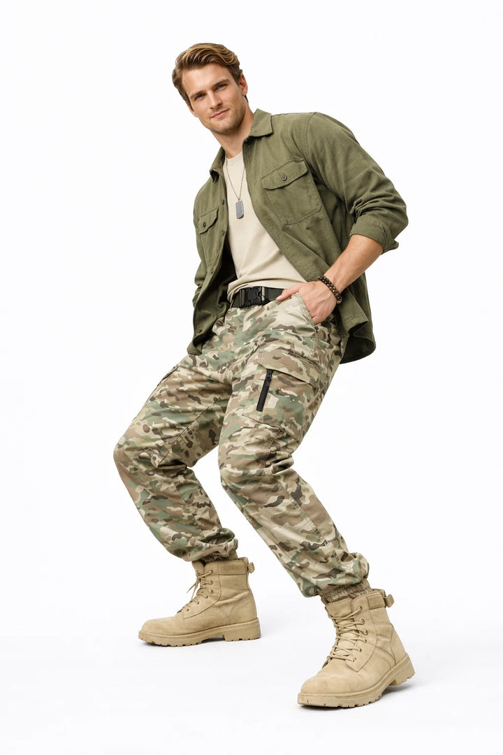 Pantalon Cargo Kaki Homme Militaire | Cargo Styles