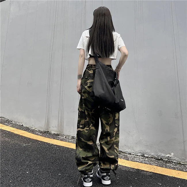 PANTALON CARGO FEMME MILITAIRE