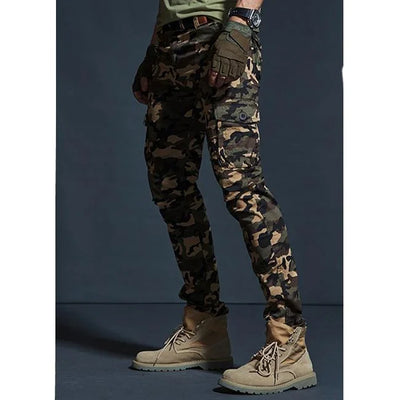 pantalon cargo militaire homme camouflage