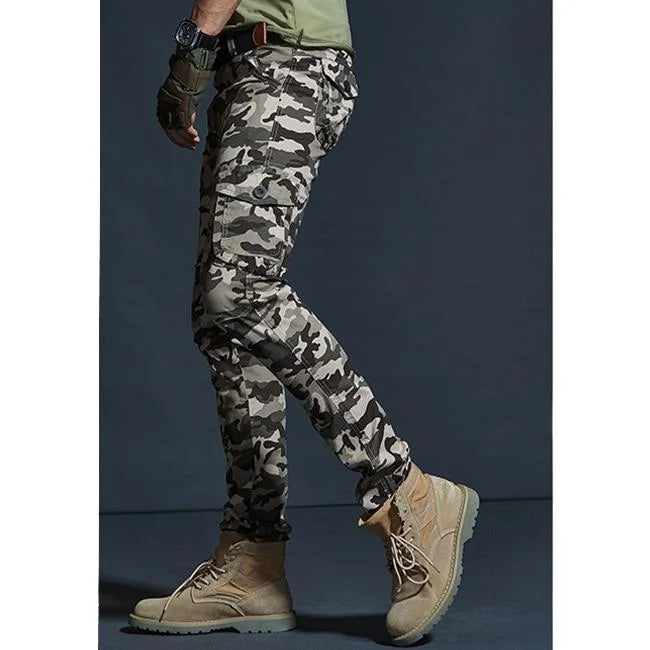 pantalon cargo militaire homme gris 