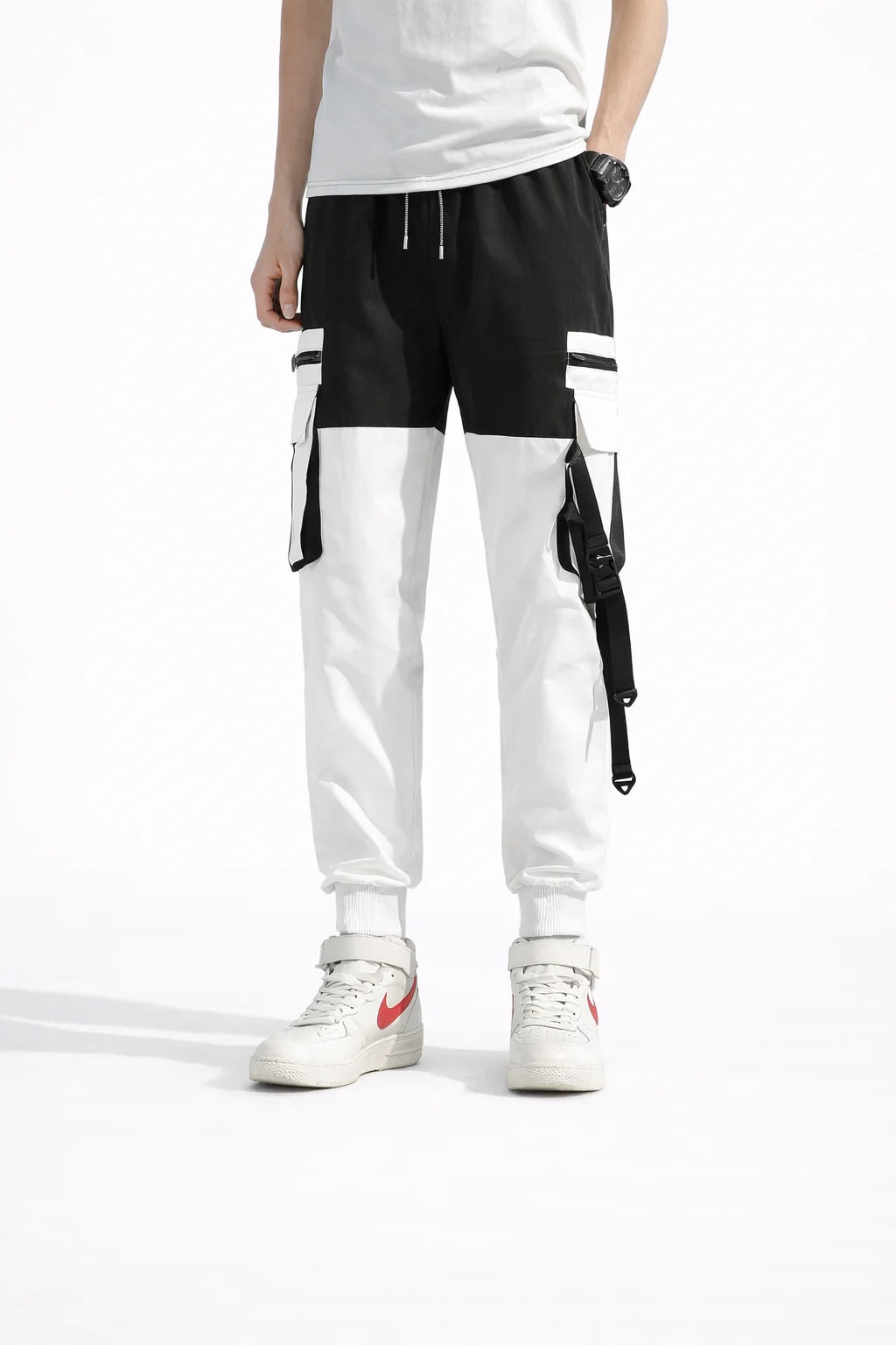 Pantalon Cargo Noir et Blanc | Cargo Styles