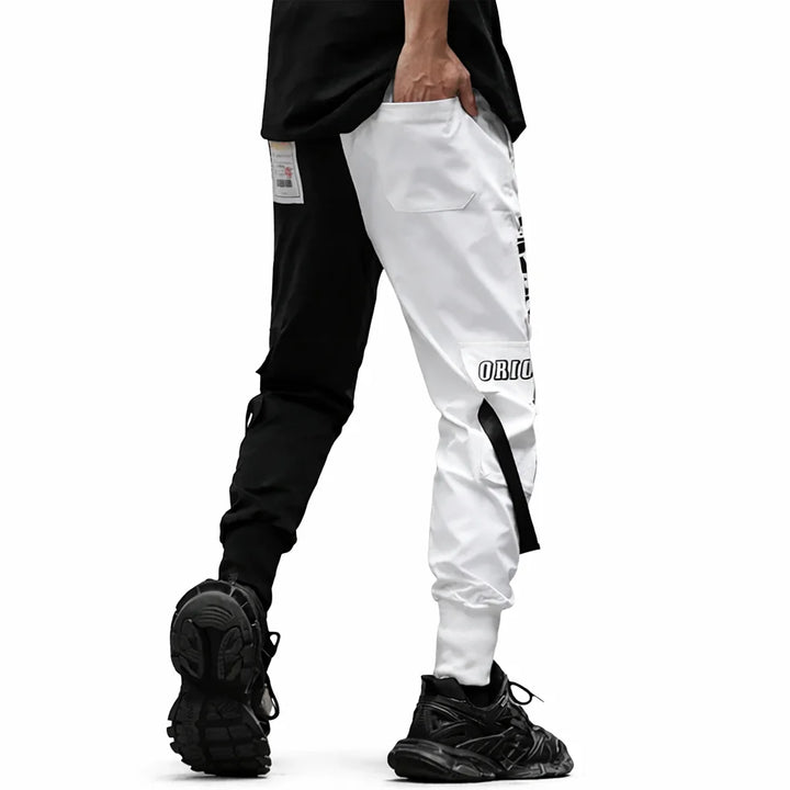 Pantalon Cargo Noir et Blanc Homme | Cargo Styles