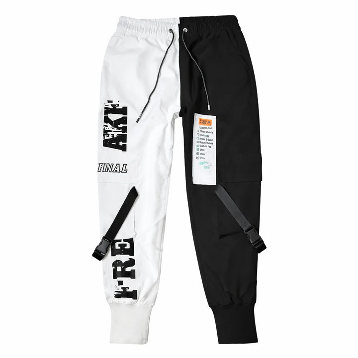 Pantalon Cargo Noir et Blanc Homme | Cargo Styles