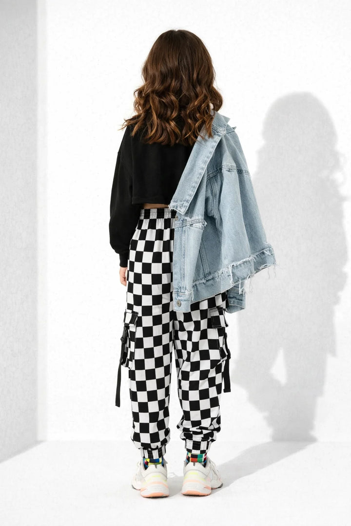 Pantalon Cargo Noir Fille 10 ans | Cargo Styles