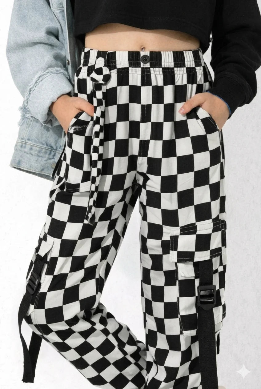 Pantalon Cargo Noir Fille 10 ans | Cargo Styles