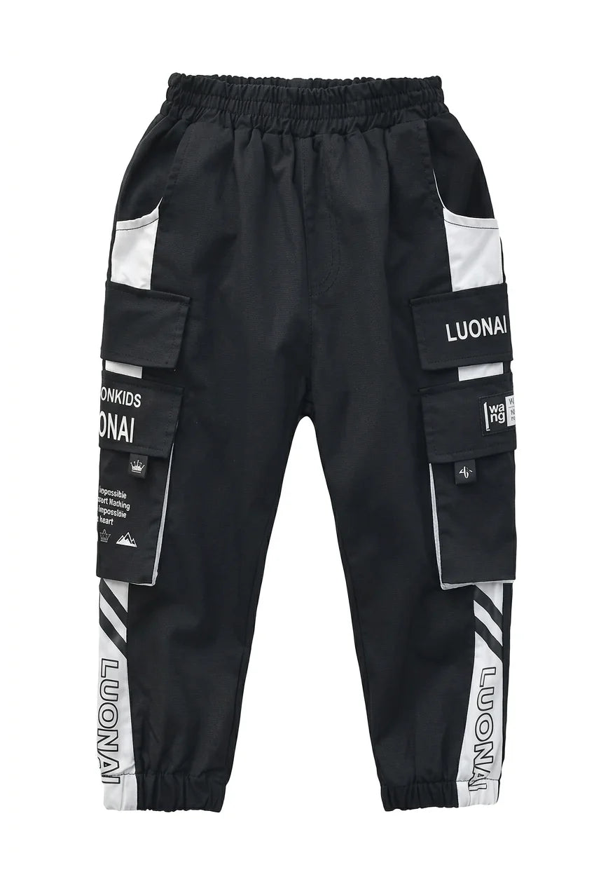 Pantalon Cargo Noir Garçon 14 ans | Cargo Styles