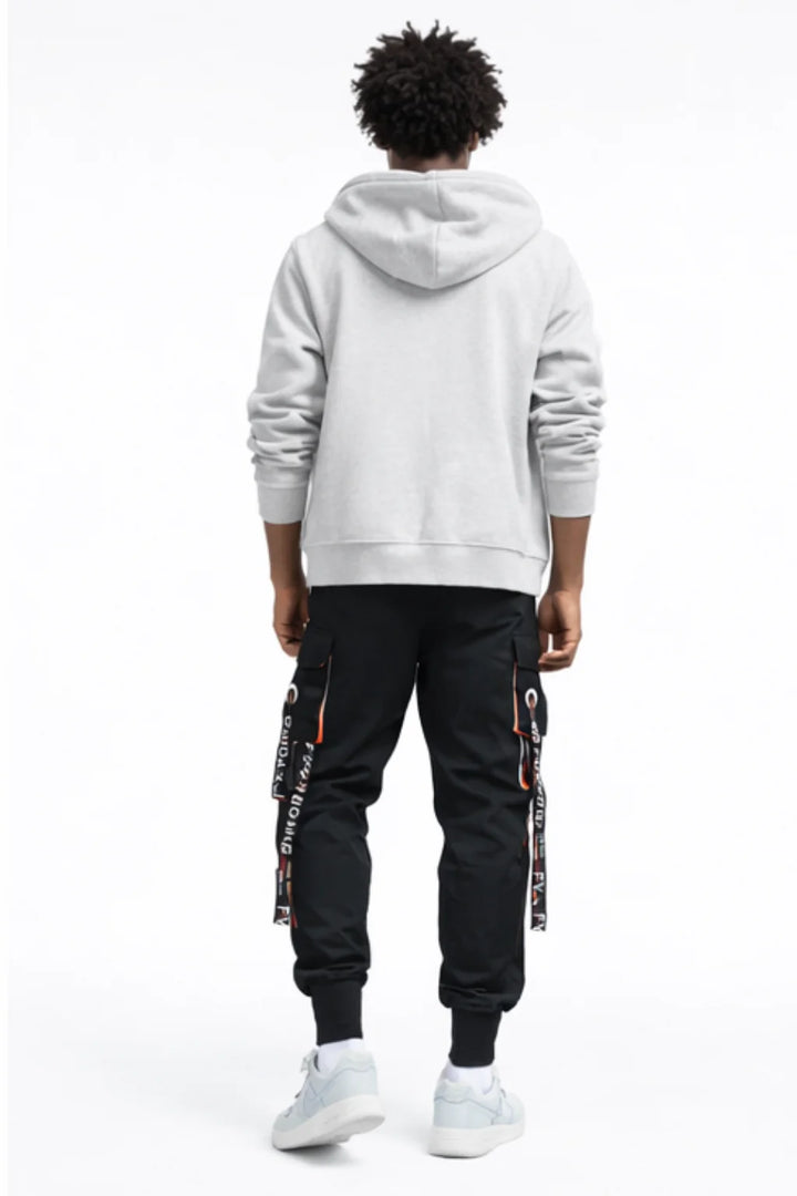 Pantalon Cargo Noir Orange | Cargo Styles