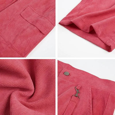 pantalon cargo rose détails