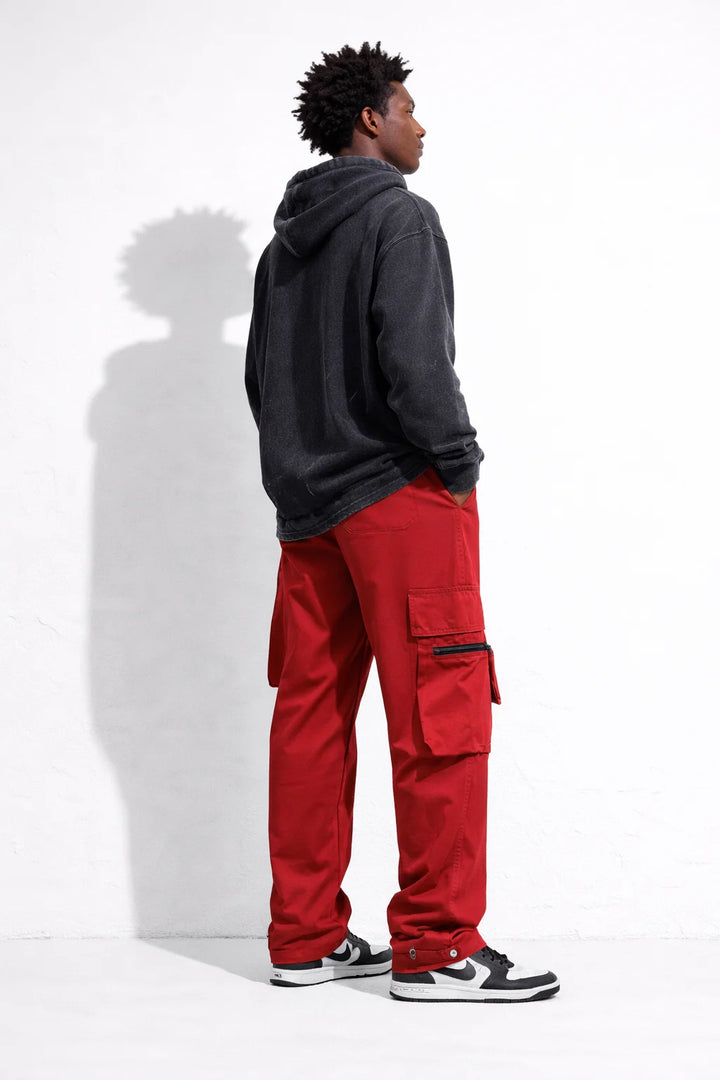 Pantalon Cargo Rouge | Cargo Styles