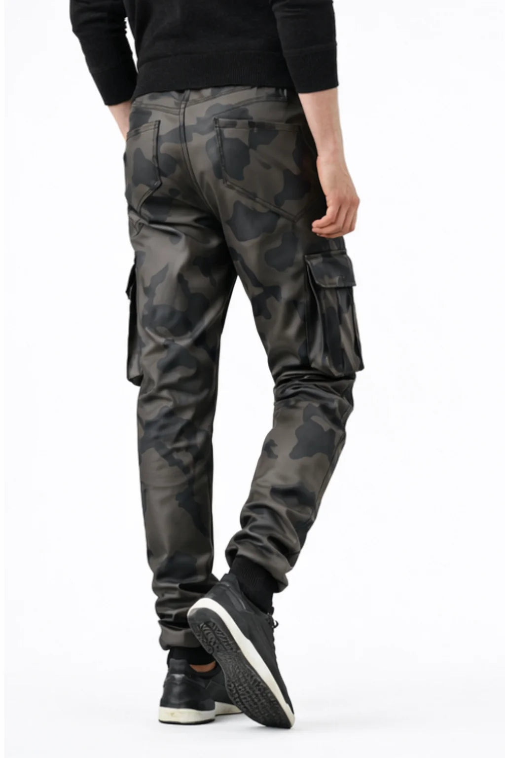 Pantalon Cargo Simili Cuir Homme | Cargo Styles
