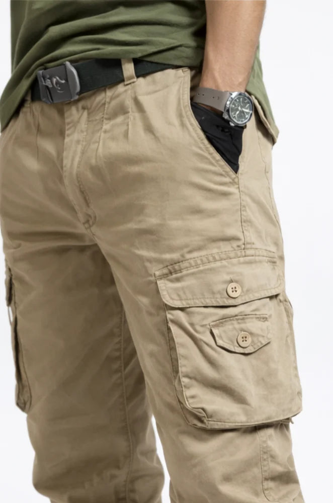 Pantalon Cargo Slim Homme Beige | Cargo Styles