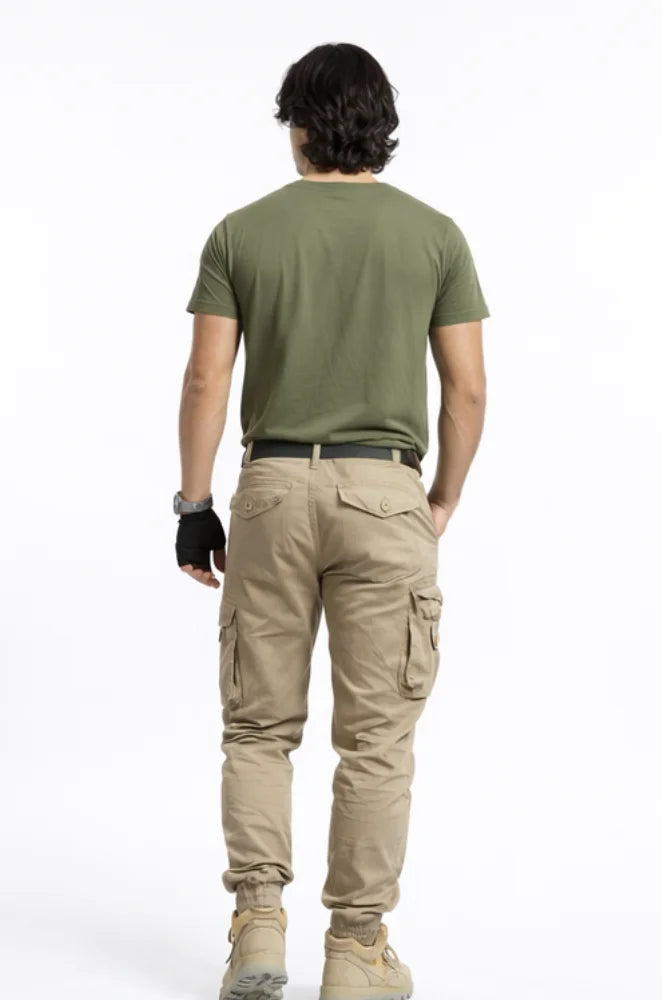 Pantalon Cargo Slim Homme Beige | Cargo Styles