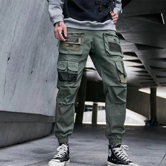 Streetwears Hommes Pantalons Vert, Pantalon Cargo Vert Homme
