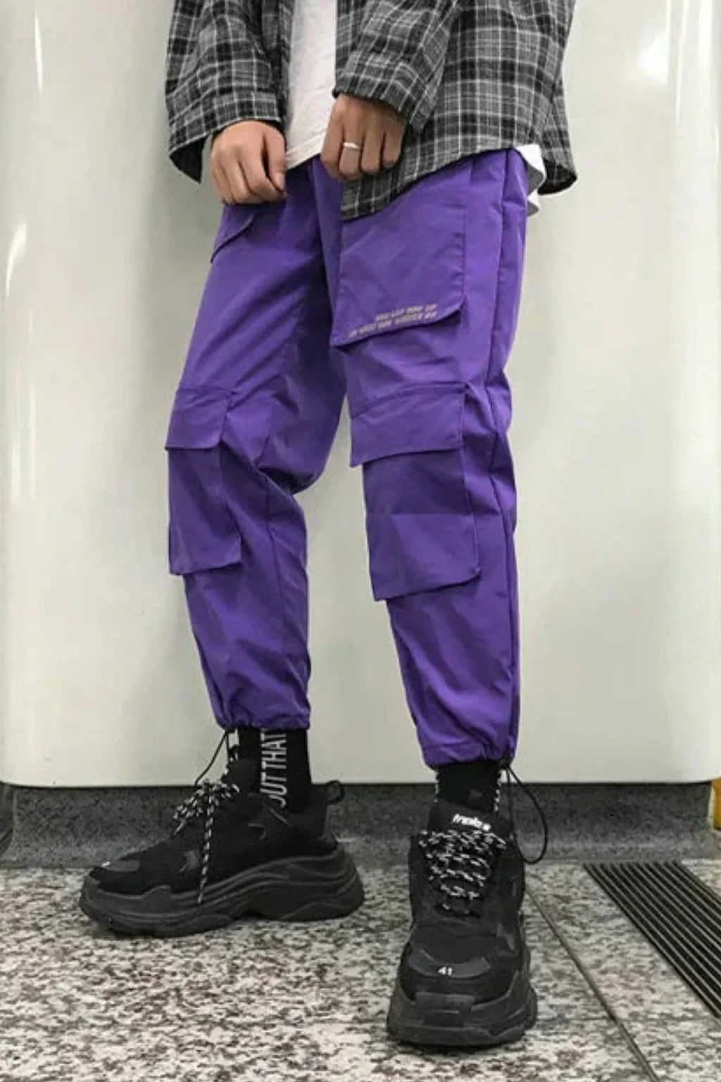 Pantalon Cargo Violet Homme | Cargo Styles