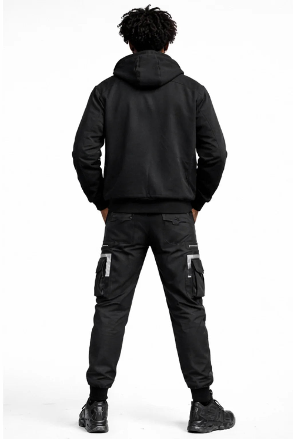 Pantalon Noir Poche Cargo | Cargo Styles