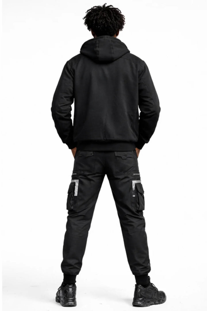 Pantalon Noir Poche Cargo | Cargo Styles