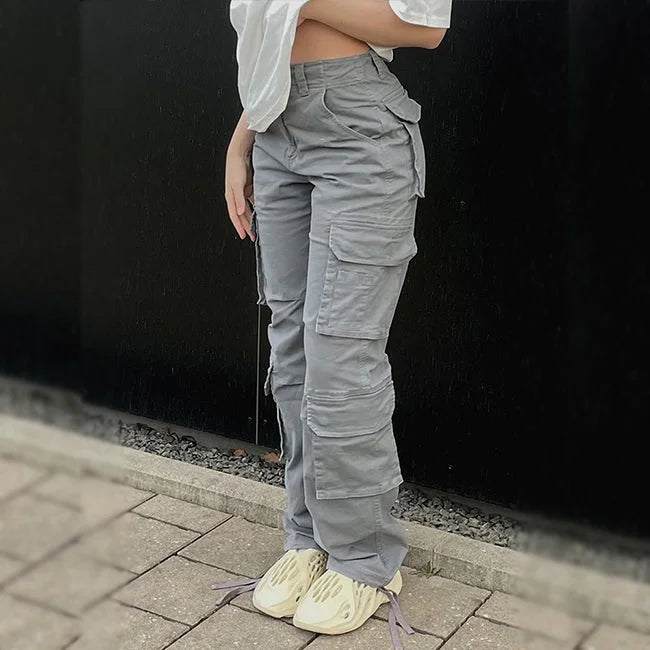 Pantalon militaire femme gris online