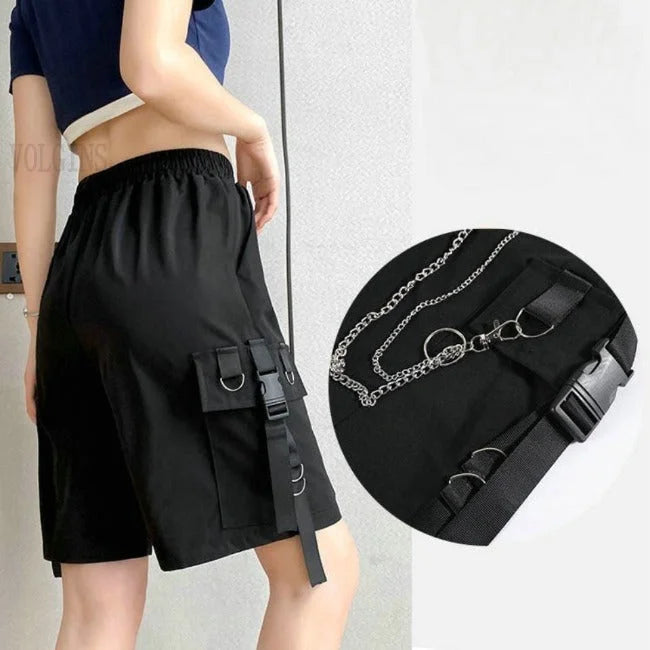 Short Cargo Chaine Femme | Cargo Styles