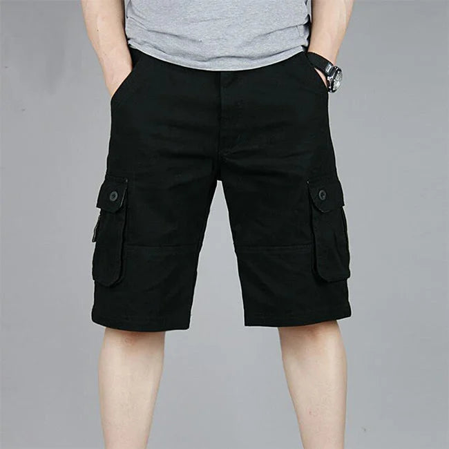 short cargo homme noir casual