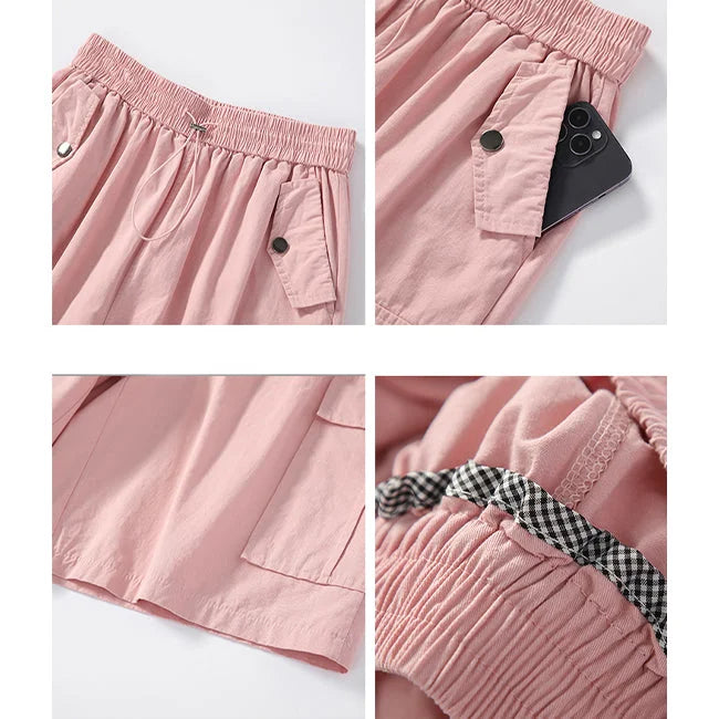 short cargo rose détails